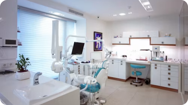 Modern dental clinic interior